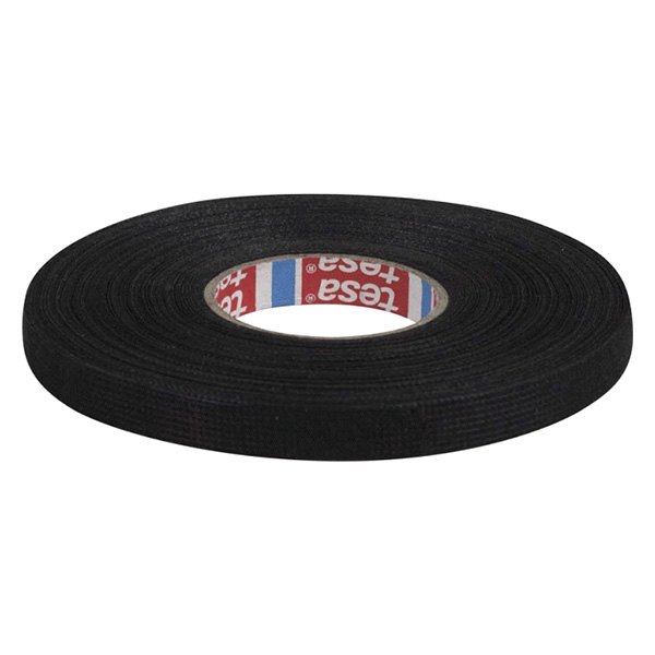 Install Bay® - Tesa™ 82' x 0.38" Black Interior Harness Tapes (16 Rolls)