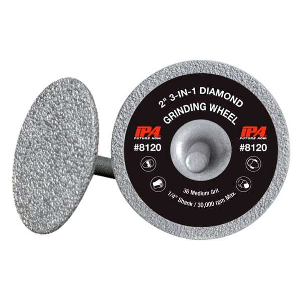 IPA® - 2" x 1/8" x 1/4" Diamond 3-in-1 Diamond Grinding Wheel