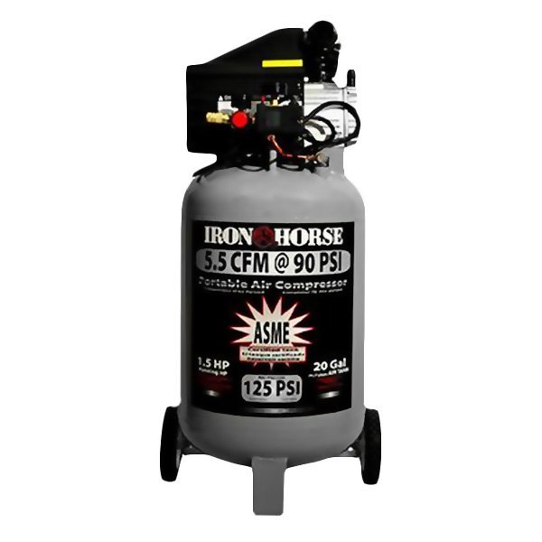 Iron Horse® - 1.5 hp 1-Stage 120 V 1-Phase 20 gal Vertical Air Compressor