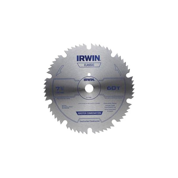 IRWIN® - 7-1/4" 60T Steel FTG Circular Saw Blade