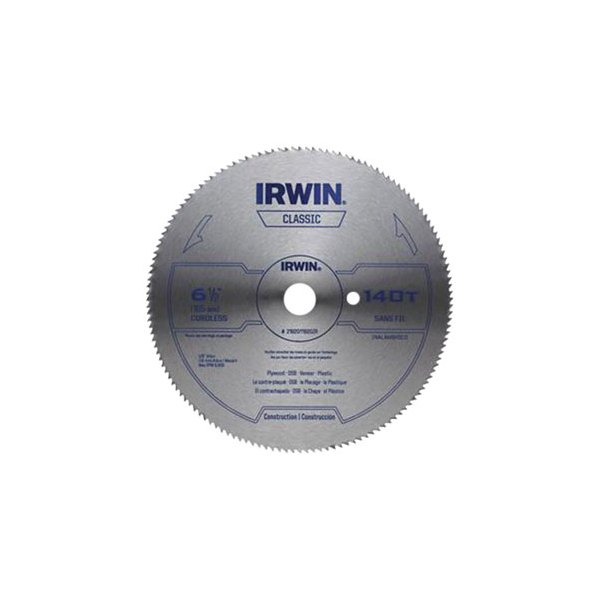 IRWIN® - 6-1/2" 140T Steel FTG Circular Saw Blade