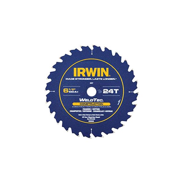 IRWIN® - WeldTec™ 6-1/2" 18T Carbide ATB Circular Saw Blade