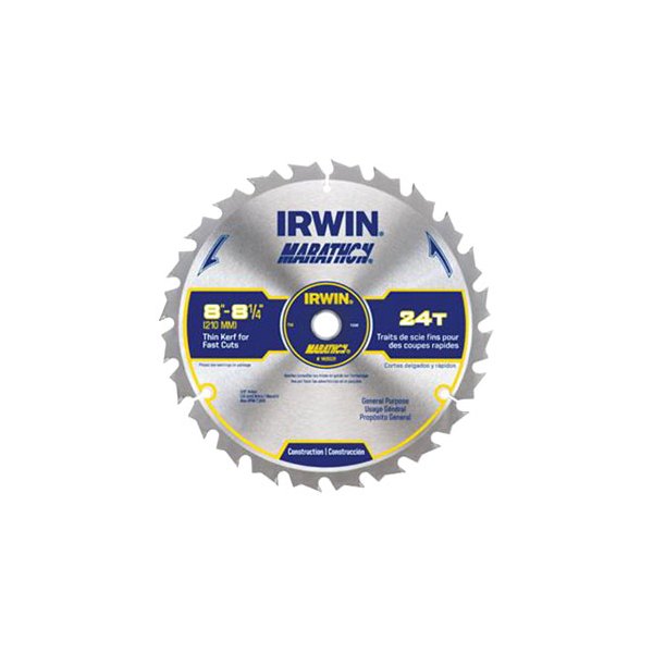 IRWIN® - Marathon™ 8-1/4" 24T ATB Circular Saw Blade
