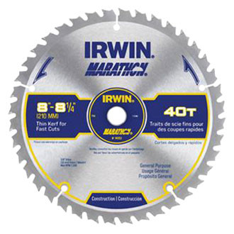 IRWIN® - Marathon™ 8-1/4" 40T ATB Circular Saw Blade
