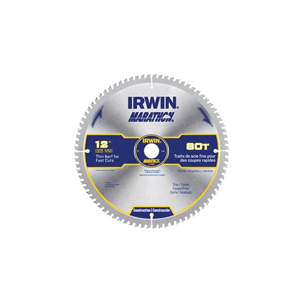 IRWIN® - Marathon™ 12" 80T ATB Circular Saw Blade