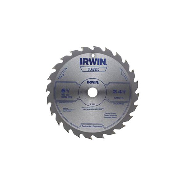 IRWIN® - 6-1/2" 24T Carbide ATB Circular Saw Blade
