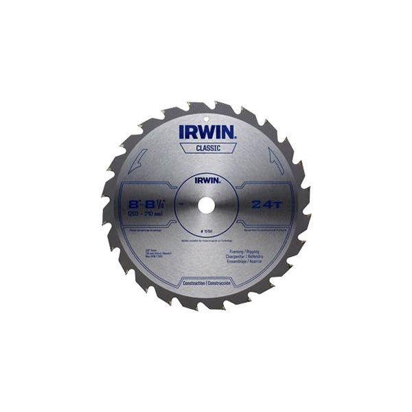 IRWIN® - 8-1/4" 24T Carbide ATB Circular Saw Blade