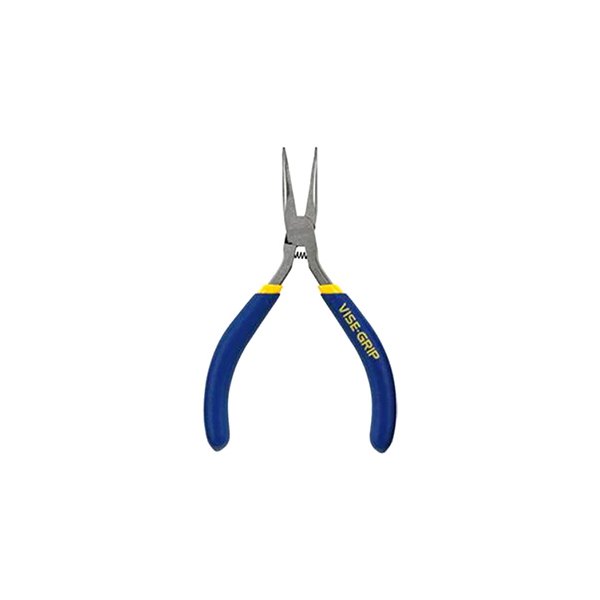 IRWIN® - Vise-Grip™ 5" Box Joint Bent Jaws Dipped Handle Spring Loaded Needle Nose Pliers