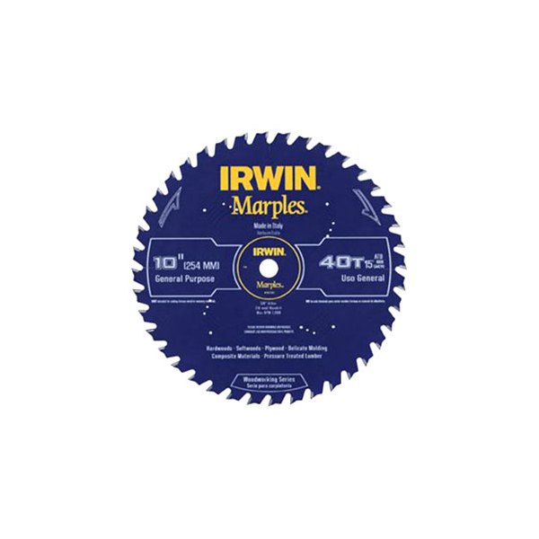IRWIN® - Marples™ 10" 40T Carbide ATB Circular Saw Blade