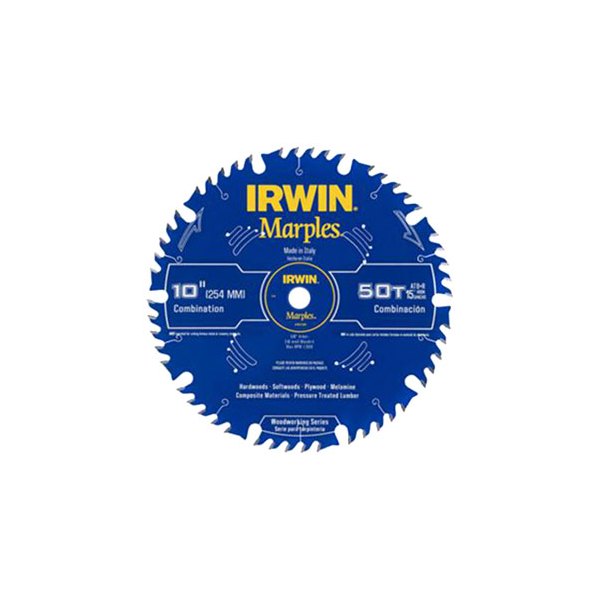 IRWIN® - Marples™ 10" 50T Carbide ATB+R Circular Saw Blade