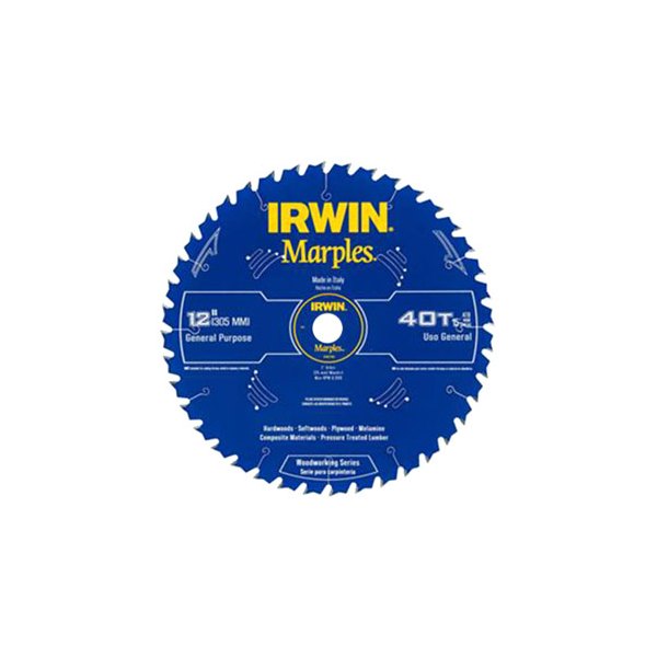 IRWIN® - Marples™ 12" 40T Carbide ATB Circular Saw Blade