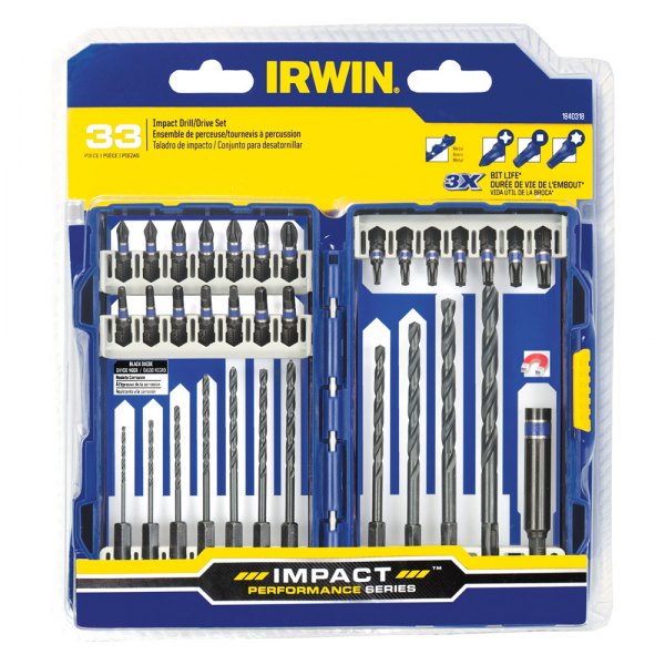 IRWIN® - Impact Drill and Drive Bit Set (33 Pieces)