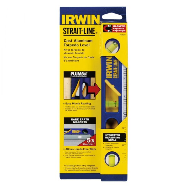 IRWIN® - Strait-Line™ 9" Aluminum Cast Torpedo Level