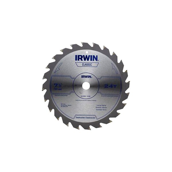 IRWIN® - 7-1/4" 24T Carbide ATB Circular Saw Blade