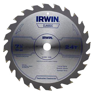 IRWIN® - 7-1/4" 24T Carbide ATB Circular Saw Blade