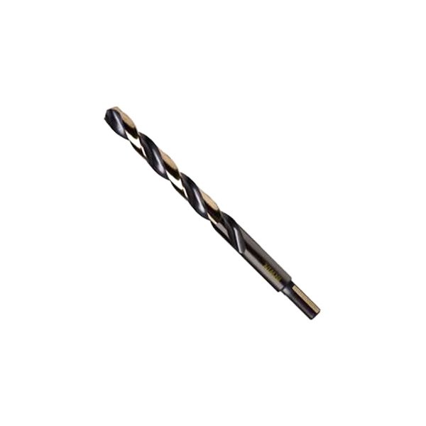 IRWIN® - 25/64" HSS Black/Gold Oxide SAE Reduced Shank Right Hand Drill Bit