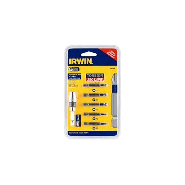 IRWIN® - Quick Change Bit Set with Torsion Magnetic Guide (6 Pieces)