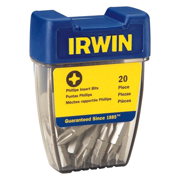IRWIN® - Pro-Pak™ #2 SAE Square Recess Insert Bits (20 Pieces)