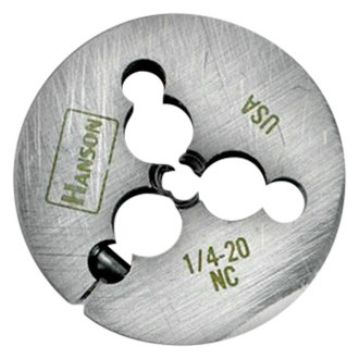 IRWIN® - Hanson™ 1-1/2"-6 UNC SAE HCS Right-Hand Adjustable Round Die