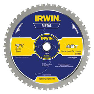 IRWIN® - 7-1/4" 48T Carbide ATB Circular Saw Blade