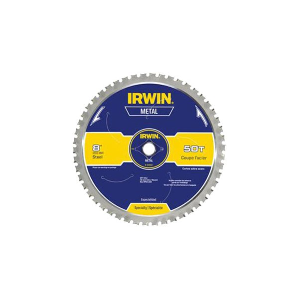 IRWIN® - 8" 50T Carbide ATB Circular Saw Blade