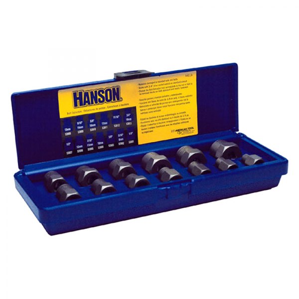 Irwin® - Hanson™ 13-piece 3/8" Drive 1/4" to 3/4" Hex Shank Bolt Extractor Set