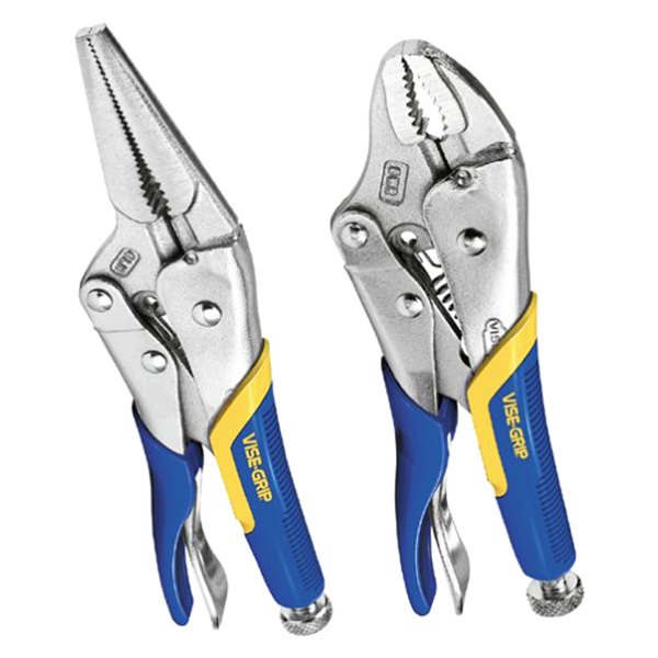 IRWIN® - Vise-Grip™ 2-piece 5" to 7" Multi-Material Handle Curved/Long Nose Jaws Locking Pliers Set