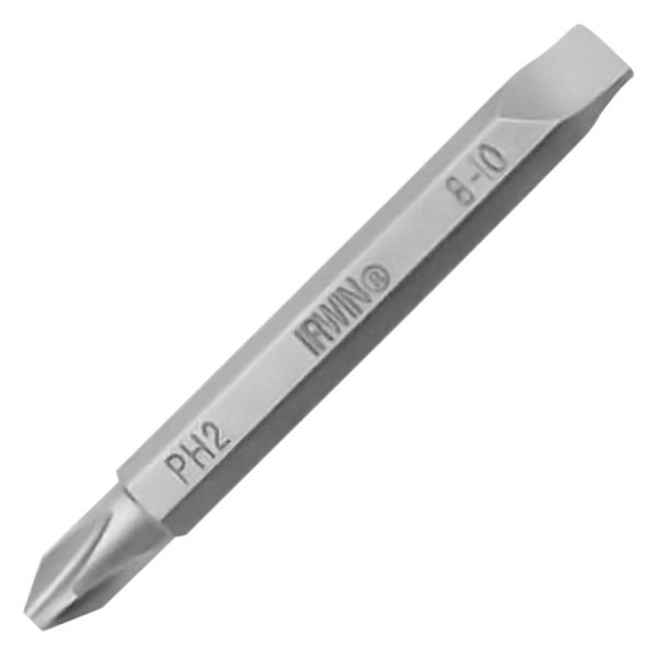 IRWIN® - #3 Phillips/10R-12F Slotted SAE Double End Bits (10 Pieces)