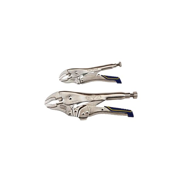 IRWIN® - Vise Grip™ Fast Release™ 2-piece 7" to 10" Metal Handle Curved Jaws Locking Pliers Set