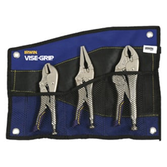IRWIN® - Vise Grip™ Fast Release™ 3-piece 7" to 10" Metal Handle V/Long Nose/Straight/Curved Jaws Locking Pliers Set