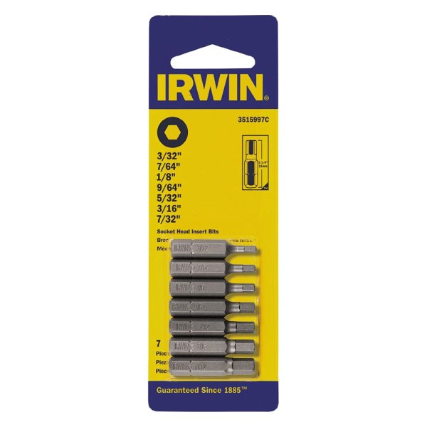 IRWIN® - Hex Insert Bit Set (7 Pieces)