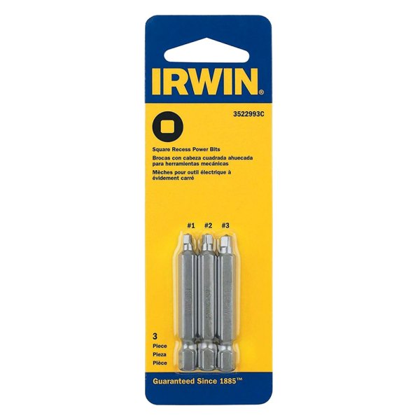 IRWIN® - #3 SAE Square Recess Long Power Bit (1 Piece)