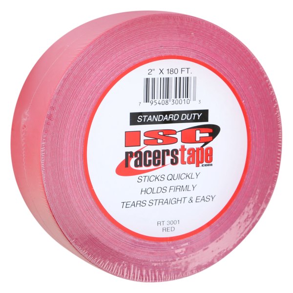 ISC Racers Tape® - 180' x 2" Red Standard Duty Duct Tape
