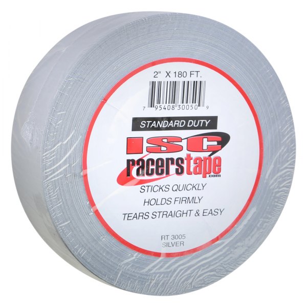 ISC Racers Tape® - 180' x 2" Silver Standard Duty Duct Tape