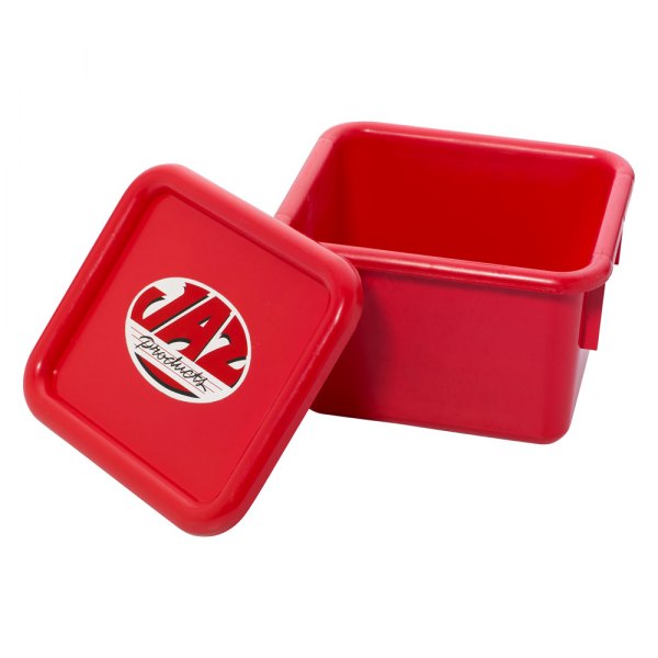 Jaz® - 8" x 7" Plastic Red Strong Box Tote