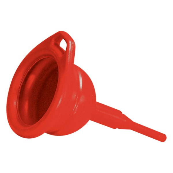 JAZ® - 8" Red Plastic Funnel with Handle