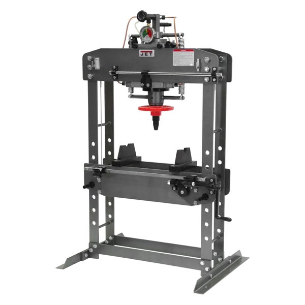 JET Tools® - 35 t Manual/Hydraulic H-Type Press with Hand Winch