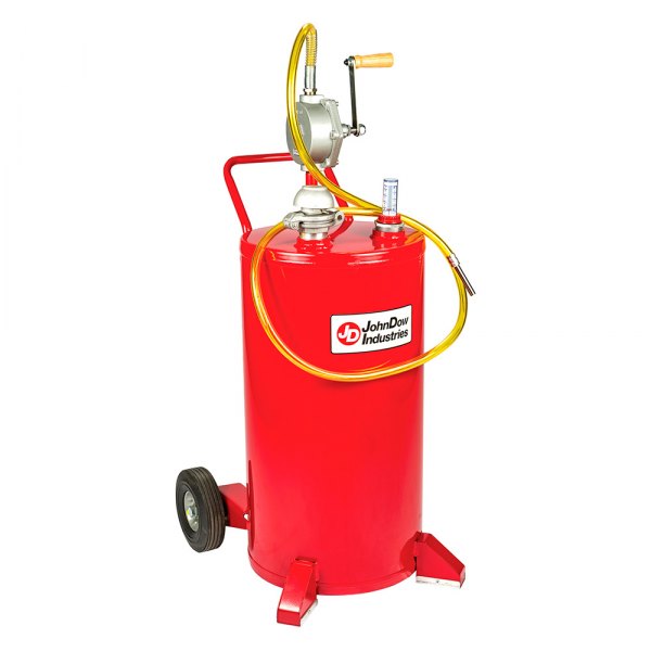 JohnDow® - 25 gal Red Steel Gas/Kerosene/Transmission Fluid Caddy