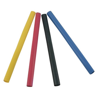 JT&T® 4058H - 4" x 1/4" 2:1 Polyolefin Multi-Color Thin Wall Flexible Heat Shrink Tubings