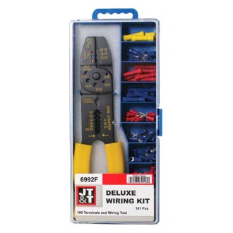 JT&T® - SAE 22 to 10 AWG Fixed Stripper/Crimper/Wire and Screw Cutter Multi-Tool Kit