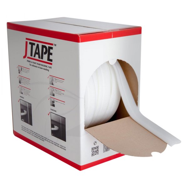 Jtape® - 98.4' x 1.37" White Prime and Paint Masking Tape
