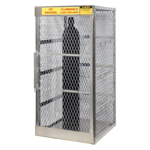 Justrite® - 10 Vertical Cylinder Locker for Safe Storage