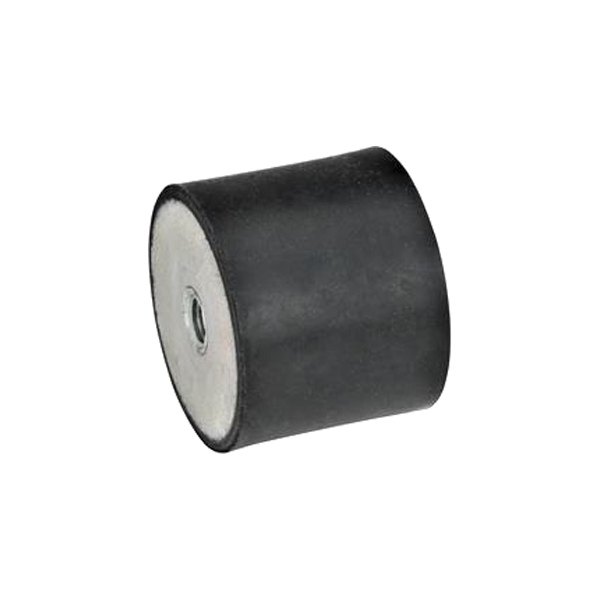 JW Winco 351-75-55-M12-EE-55 Series GN 351 Rubber Type EE Cylindrical Vibration Isolation Mount with 2 Tapped Hole Metric Size 75mm Diameter 55mm Height