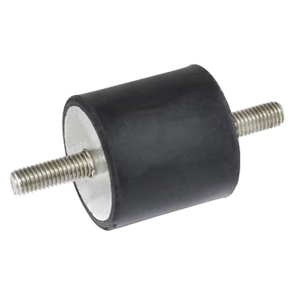 Inch Size 2 Diameter JW Winco 352.1-51-41-3//8-55 Series GN 352.1 Rubber Cylindrical Vibration and Shock Absorption Mount with Threaded Stud 1.63 Height