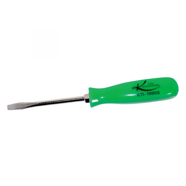 K-Tool International® - 1/4" x 3" Dipped Handle Bolstered Slotted Screwdriver