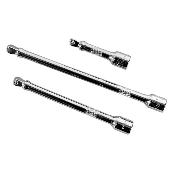 K-Tool International® - 3/8" Drive Wobble Socket Extension Set, 3 Pieces