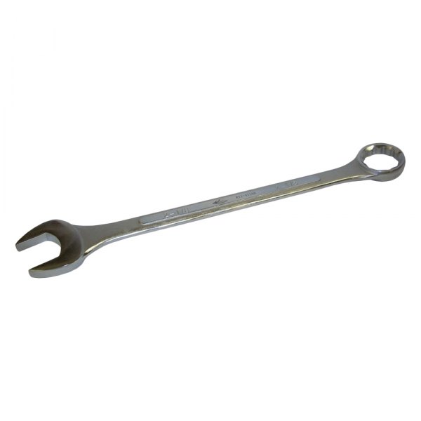 K-Tool International® - 2-1/8" 12-Point Straight Head Raised Panel Jumbo Chrome Combination Wrench