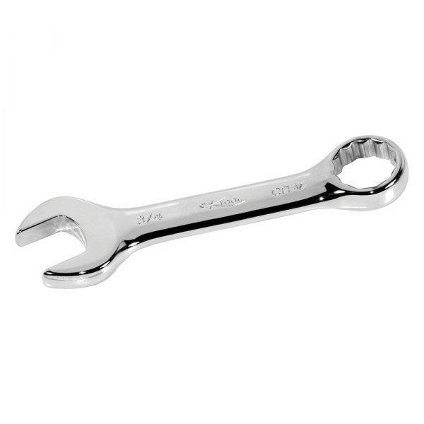 K-Tool International® - 3/4" 12-Point Angled Head Stubby Chrome Combination Wrench
