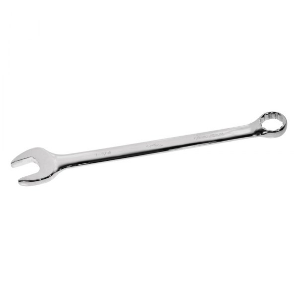 K-Tool International® - 1-1/4" 12-Point Straight Head Chrome Combination Wrench