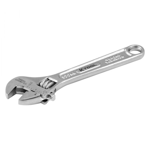 K-Tool International® - 1/2" x 4" OAL Plain Handle Adjustable Wrench